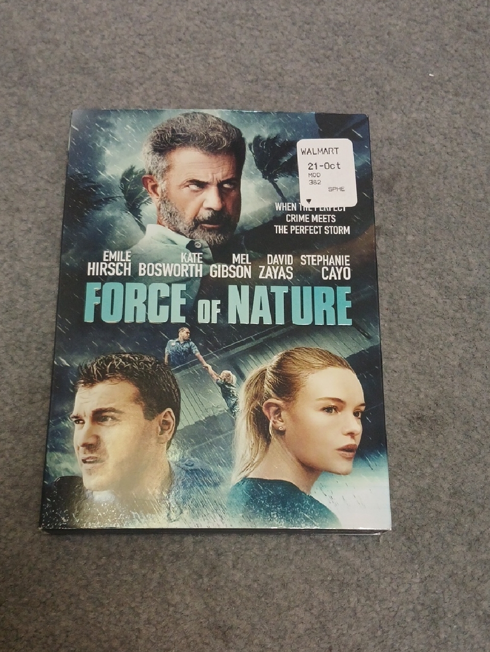 Force of Nature DVD Movie - Teal & Black Cover